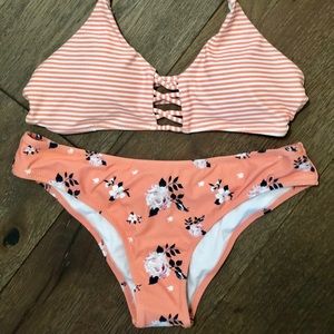 NEW String Bikini w/ Ruching Bottoms
